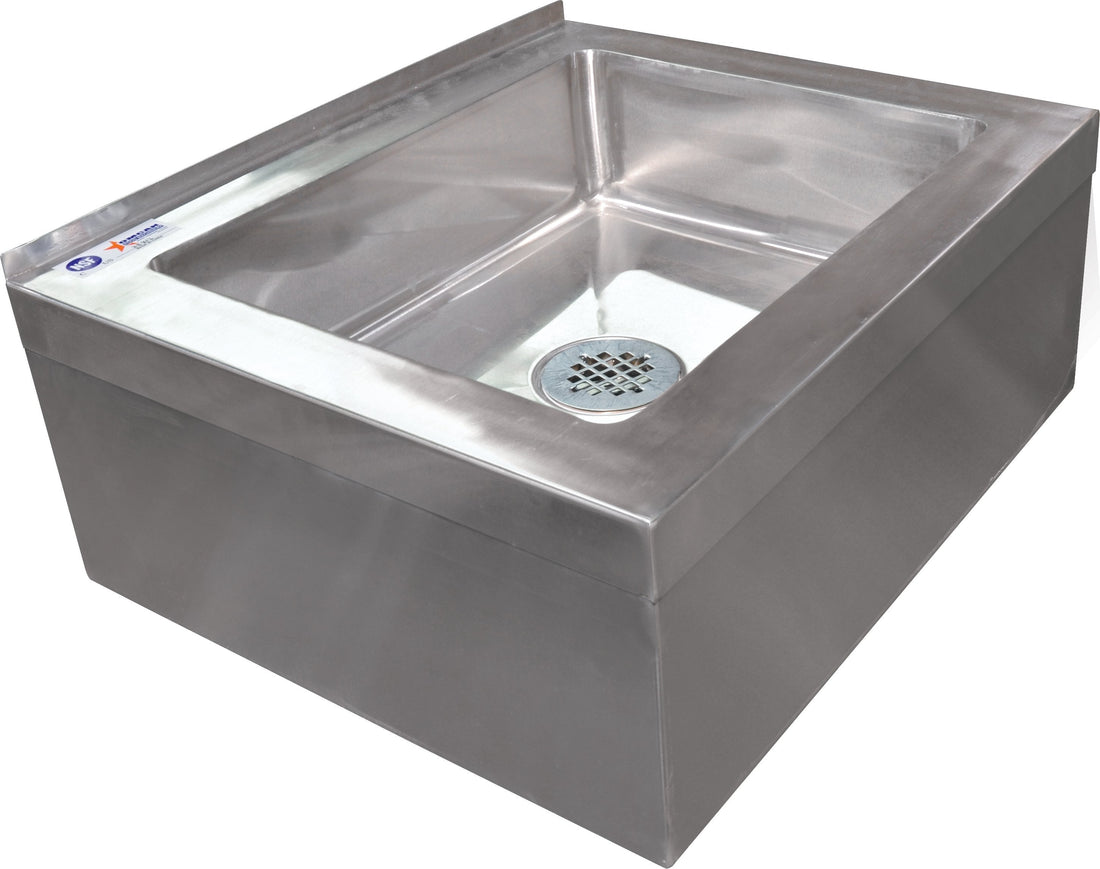 Omcan - Mop Sink with Drain Basket - 24412