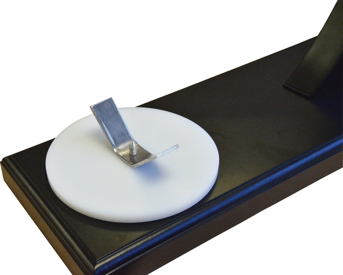 Omcan - Prosciutto/Ham Holder with Black Lacquered Wood Base - 41229