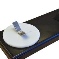 Omcan - Prosciutto/Ham Holder with Black Lacquered Wood Base - 41229