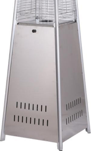 Omcan - Pyramid-Style Patio Heater with Stainless Steel Body - PH-CN-2270-S