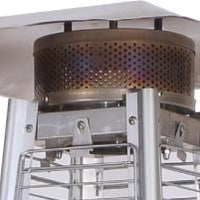 Omcan - Pyramid-Style Patio Heater with Stainless Steel Body - PH-CN-2270-S