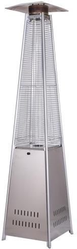 Omcan - Pyramid-Style Patio Heater with Stainless Steel Body - PH-CN-2270-S