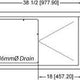 Omcan - Right Drain Board 18” x 18” x 11” Pot Sink with Center Drain - 43762
