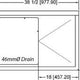 Omcan - Right Drain Board 18” x 21” x 14” Pot Sink with Corner Drain - 25264