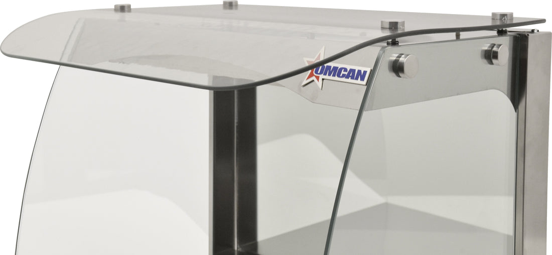 Omcan - Self Service Heated Display Case with Single Shelf - FW-CN-0066-C