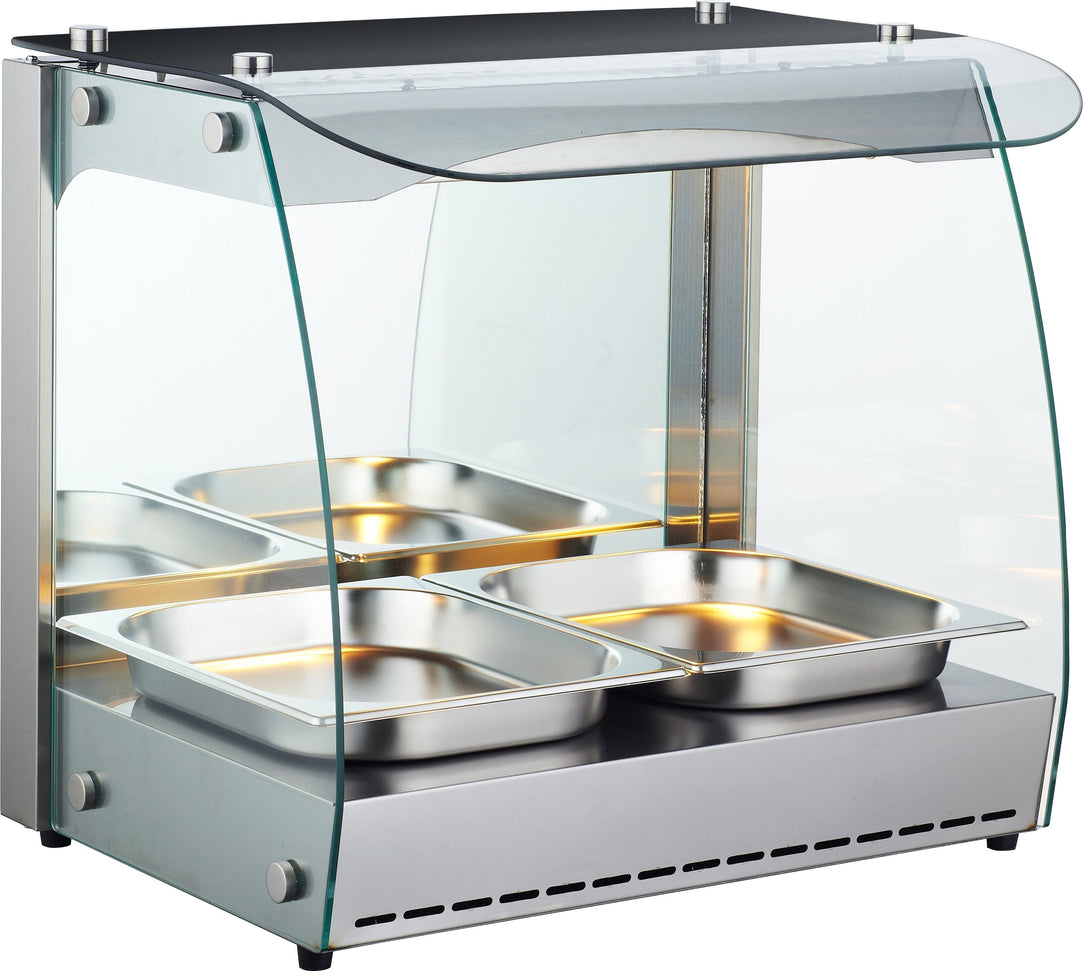 Omcan - Self Service Heated Display Case with Single Shelf - FW-CN-0066-C