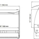 Omcan - Self Service Heated Display Case with Single Shelf - FW-CN-0066-C
