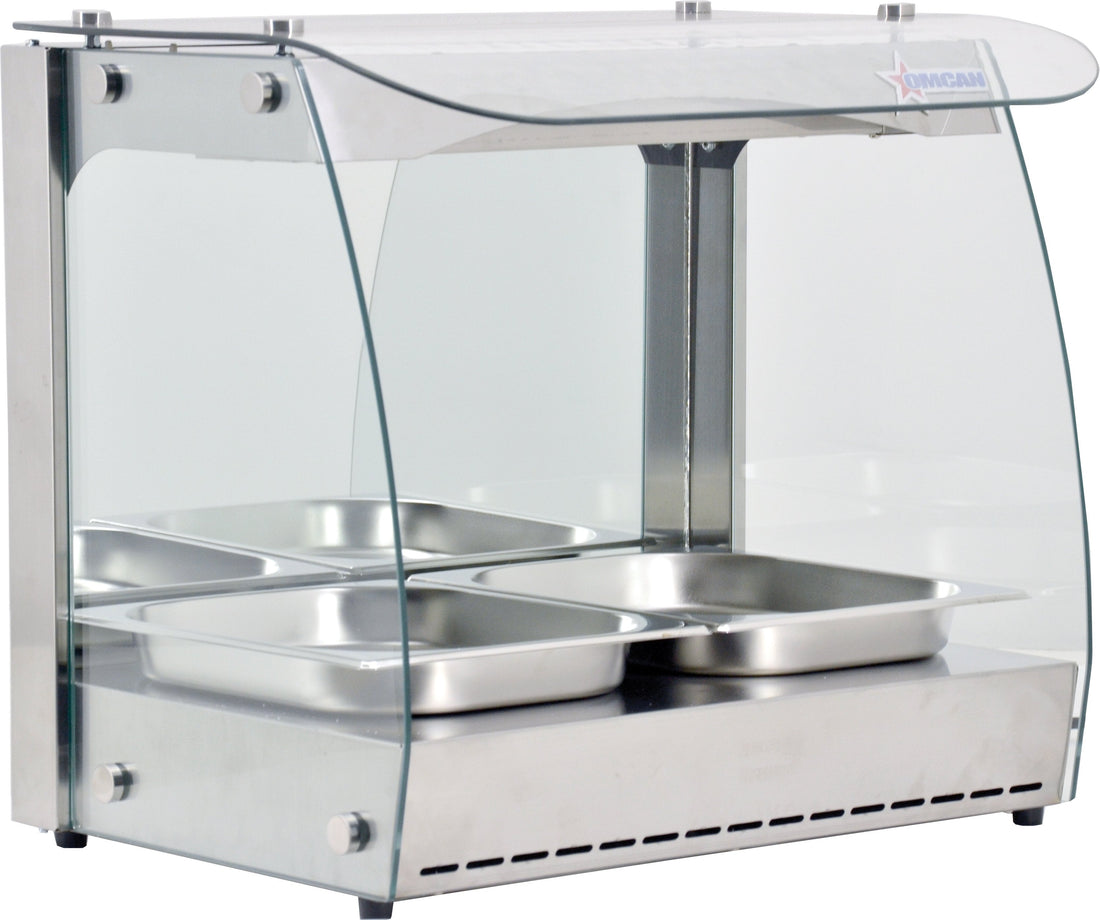 Omcan - Self Service Heated Display Case with Single Shelf - FW-CN-0066-C
