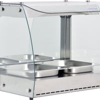 Omcan - Self Service Heated Display Case with Single Shelf - FW-CN-0066-C