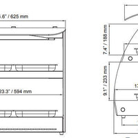 Omcan - Self Service Heated Display Case with Two Shelves - FW-CN-0100-C