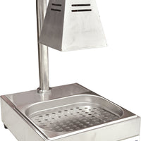 Omcan - Single Bulb Heat Lamp with Tray & 275-Watt Infrared Bulb - FW-CN-0736