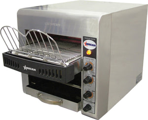 Omcan - Stainless Steel Conveyor Toaster with 10" Belt - CE-TW-0250
