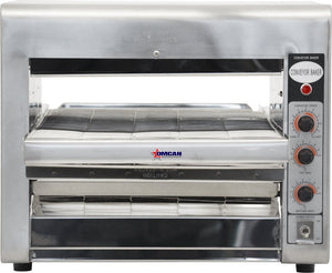 Omcan - Stainless Steel Conveyor Toaster with 14" Belt - CE-TW-0356