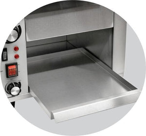 Omcan - Stainless Steel Conveyor Toaster with 9 5/8" Belt - CE-CN-0254-T