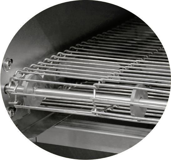 Omcan - Stainless Steel Conveyor Toaster with 9 5/8" Belt - CE-CN-0254-T