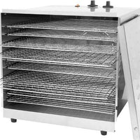 Omcan - Stainless Steel Food Dehydrator with 10 Racks - CE-CN-0010-D