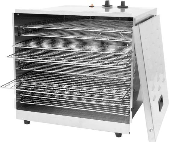 Omcan - Stainless Steel Food Dehydrator with 10 Racks - CE-CN-0010-D