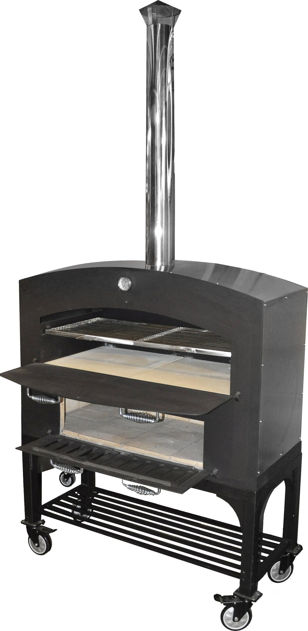 Omcan - Stand with Wheels For 46" Outdoor Wood-Burning Oven - 23527