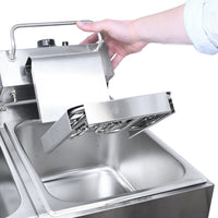 Omcan - Table Top Electric Fryer 110-V Double Well - CE-CN-0012