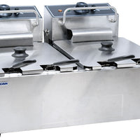 Omcan - Table Top Electric Fryer 220-V Double Well - CE-CN-0012-D