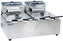 Omcan - Table Top Electric Fryer 220-V Double Well - CE-CN-0012-D