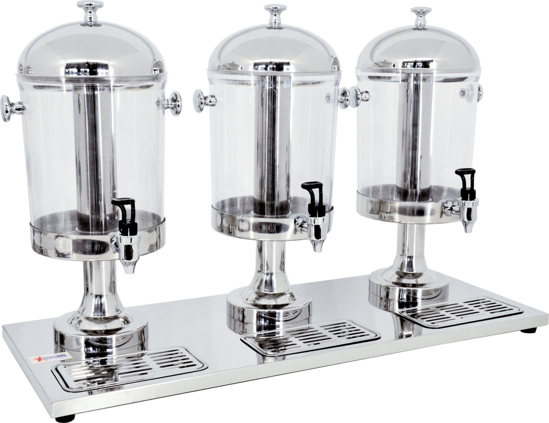 Omcan - Triple Ice-Cooled Juice Dispenser - 19480