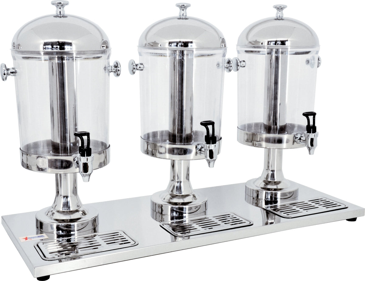 Omcan - Triple Ice-Cooled Juice Dispenser - 19480