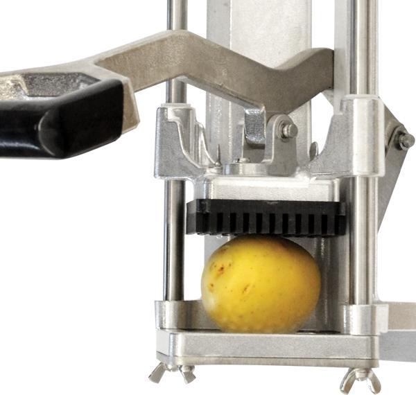 Omcan - Wall Mounted Vertical Potato Fry Cutter With 3/8" Blade - 41856