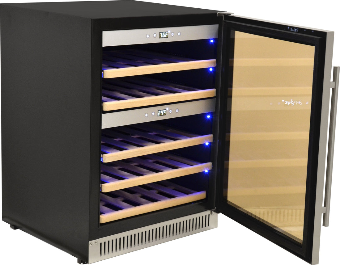 Omcan - Wine Cooler with Dual Zone & 40-Bottle Capacity - WC-CN-0040-D