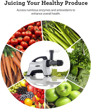 Omega - Premium Juicer & Nutrition System Silver - NC1000HDS