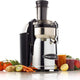 Omega - Wide Mouth Heavy-Duty Commercial Centrifugal Juicer Chrome - MMC500C