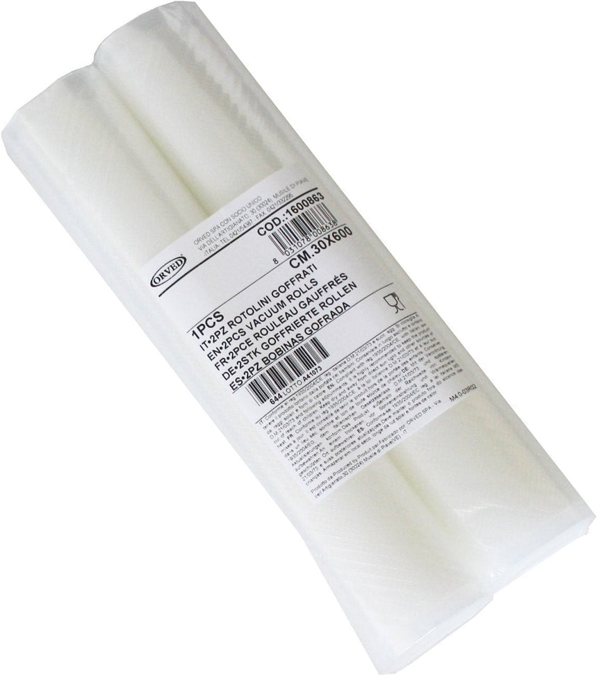 Orved - 12" X 20 Feet Roll Channelled Vacuum Bags - RCB30x600