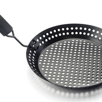 Outset - 12" Non-Stick Grill Skillet with Removable Handle - 76163 - DISCONTINUED
