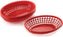 Outset - 6 PC Red Plastic Pub Baskets - 76185