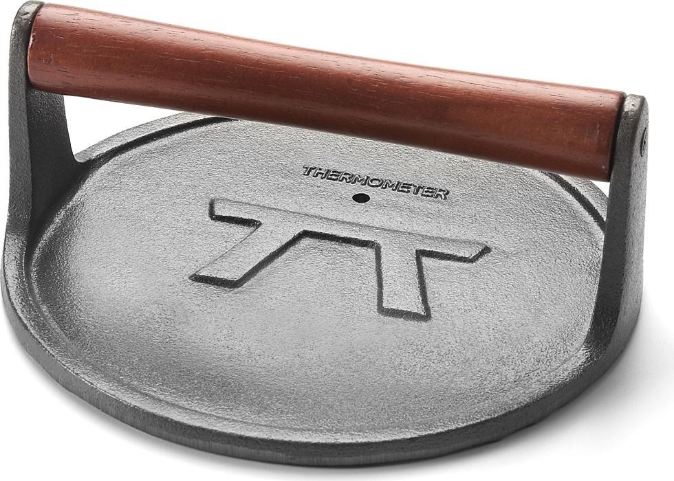 Outset - 8" Round Cast Iron Grill Press - Q112