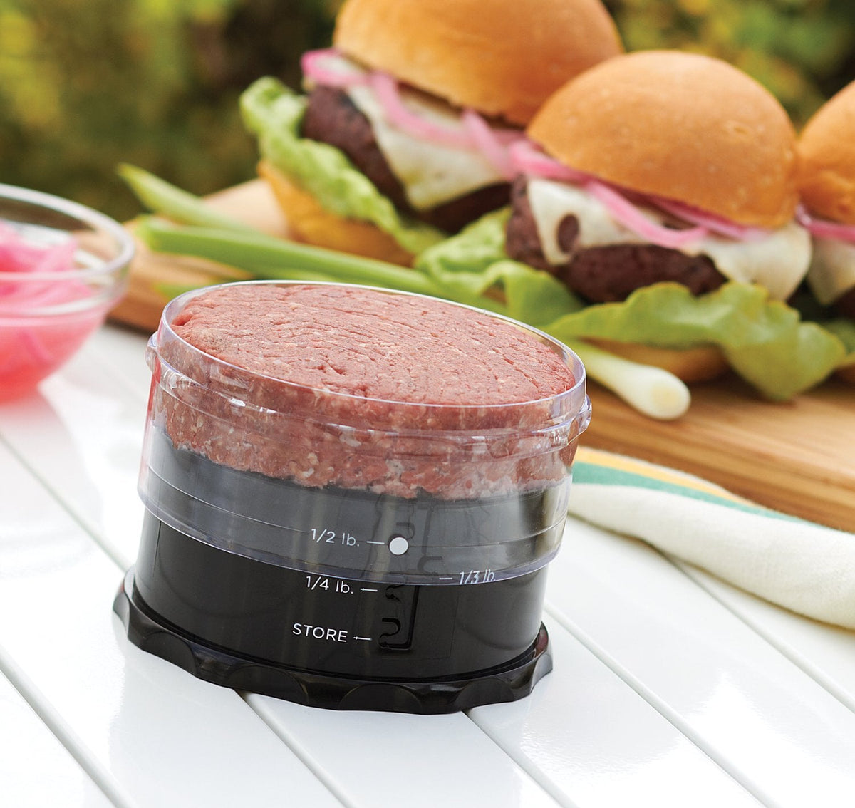 Outset - Adjustable Burger Press - Q114