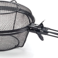 Outset - Chef's Jumbo Outdoor Grill Basket & Skillet with Removable Handles - 76182