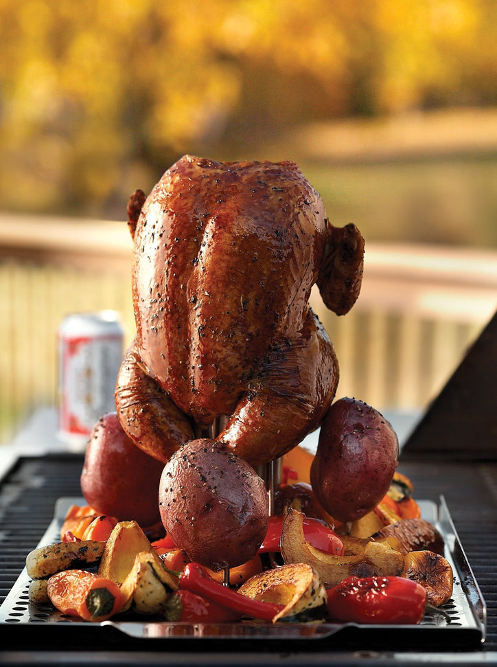 Outset - Flavor Roaster for Chicken & Potatoes with Cup - QS54