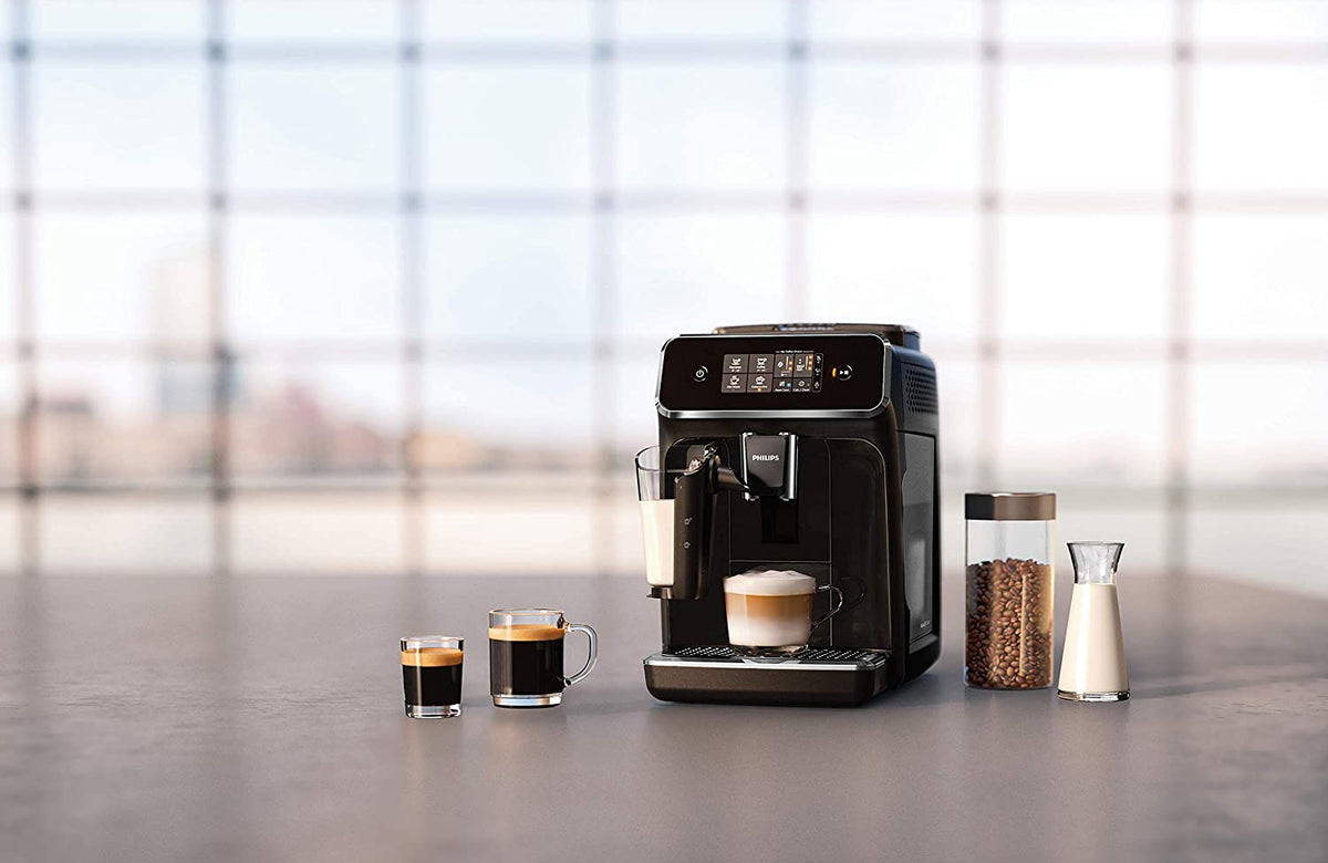Philips - 2200 Latte Go Fully Automatic Espresso Machine Matte Black - EP2230/14