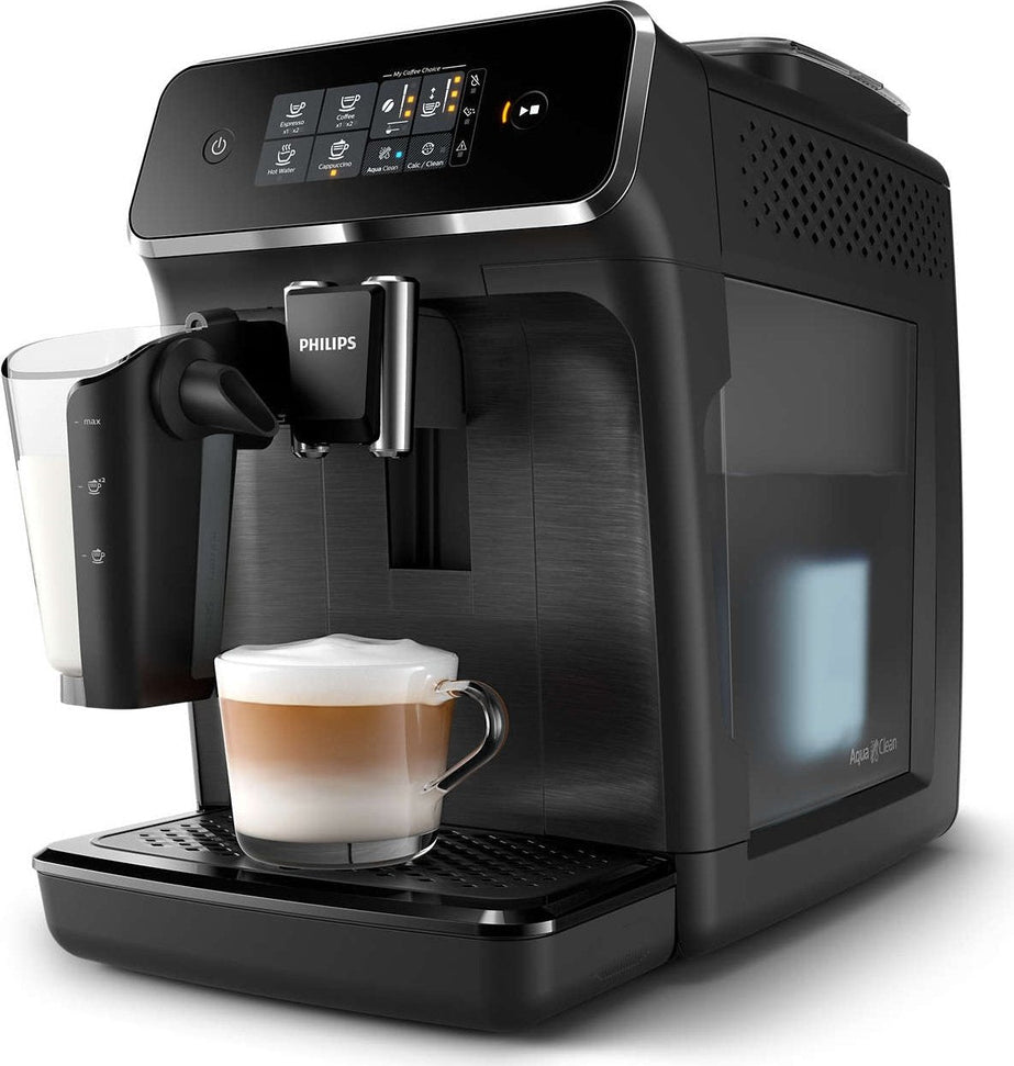 Philips - 2200 Latte Go Fully Automatic Espresso Machine Matte Black - EP2230/14