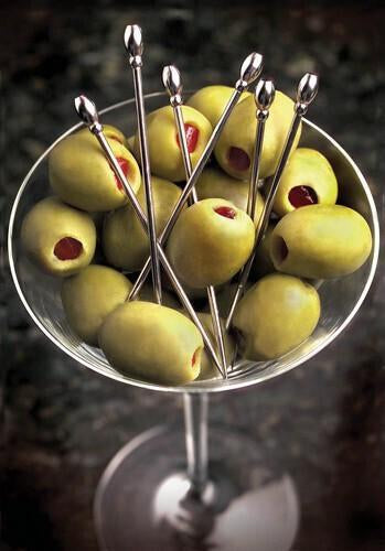Prodyne - 3.75" Stainless Steel Martini Picks (Set of 6) - 17474