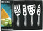 Prodyne - Holes Cheese Knives - Stainless Steel (Set of 4) - 17618