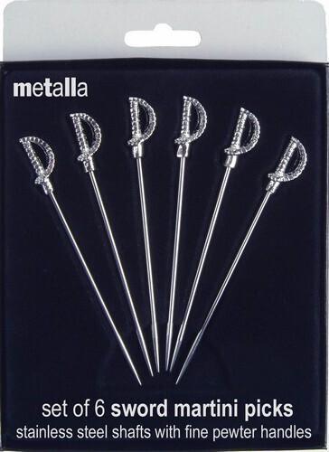Prodyne - Pack of 6 Sword Martini Picks - 17547