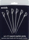 Prodyne - Pack of 6 Sword Martini Picks - 17547