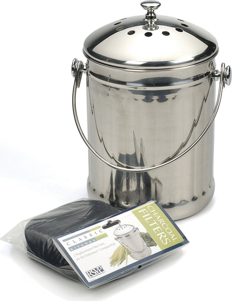 RSVP International - 1-Gallon Compost Pail Replacement Filters - FILTER