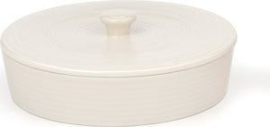 RSVP International - 10" White Stoneware Tortilla Warmer - MAIZ10W