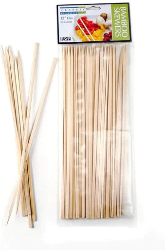 RSVP International - 12″ Bamboo Skewers - BOO12