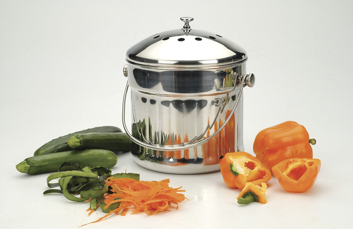 RSVP International - 1.5 Gallon Endurance Compost Pail – Jumbo - PAILXL
