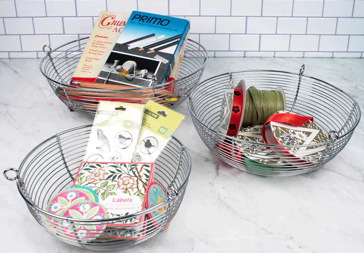 RSVP International - 3-Tier Chrome Hanging Baskets - WB307