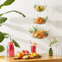 RSVP International - 3-Tier Chrome Hanging Baskets - WB307